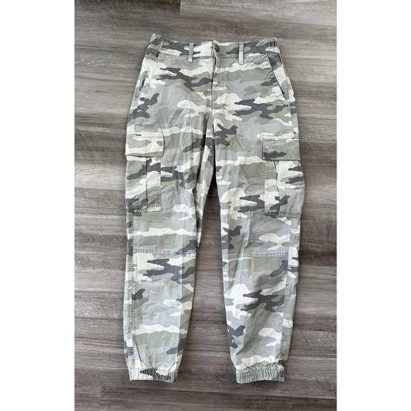 American Eagle Outfitters Pants - American Eagle Camouflage Jogger Pants Size 8 Womens Gray